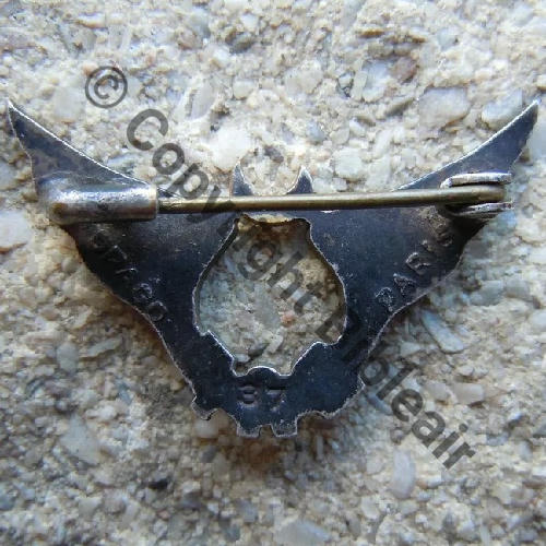 ZOUINE AIR FORCE PROMO MARRAKECH  50-51  DrP Epingle nourrice Dos lisse No37 Bleu fonce Src.lapetitebrocdechacha 185EurInv 